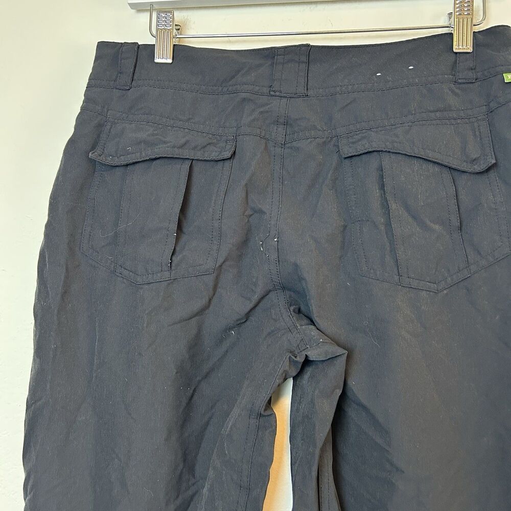 REI Pants Women's 8 Black Nylon UPF 50 Hiking Outdoor Gorpcore Ankle Zip Fishing - Picture 8 of 13